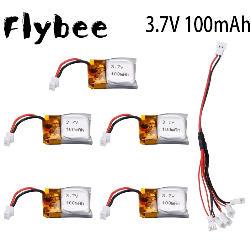 3 7 v 100mah литий полимерный Батарея для Cx 10 10a FQ777 124 Hubsan Q4 Wltoys V272 запасные части