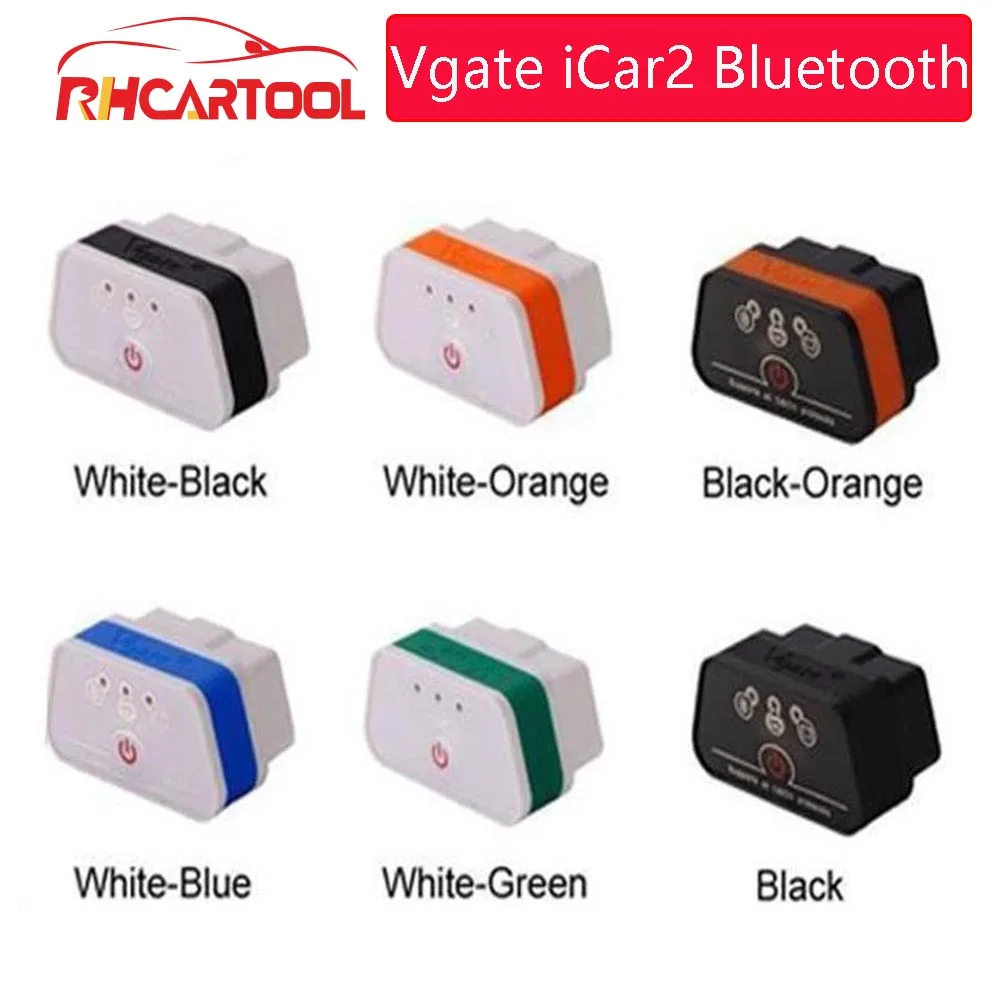 Multicoulor новейший Vgate iCar2 Bluetooth OBD сканер iCar 2 ELM327 Bluetooth диагностический интерфейс сканер кода