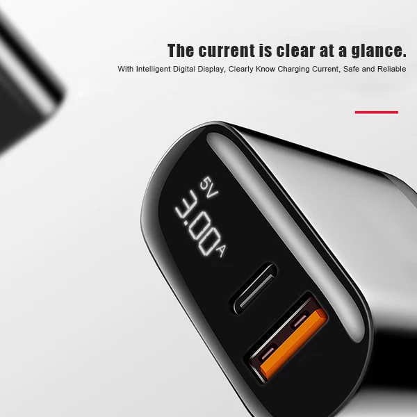 Current Display Cell Phone Charger Portable 18W Support Fast Charging Foldable EM88 | Мобильные телефоны и аксессуары