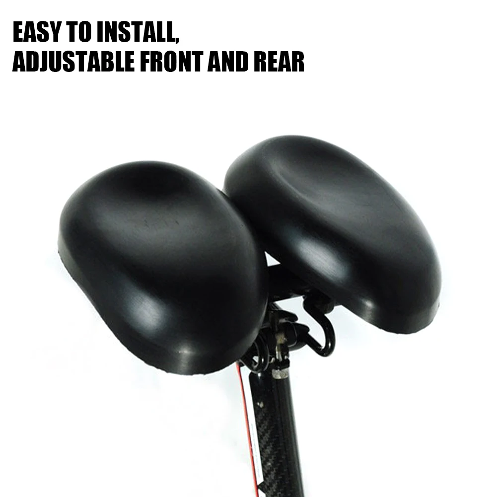 

Bike Saddle No Nose Width Adjustable Bicycle Seat Soft Shock Absorbing Ergonomic Cushion Nose Bike Seat Riding Accessories