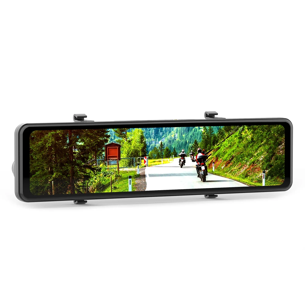 

VODOOL 12 Inch Car DVR 4G Android 8.1 Rearview Mirror Camera ADAS Dash Cam Auto Video Recorder GPS Navigation Dual 1080P