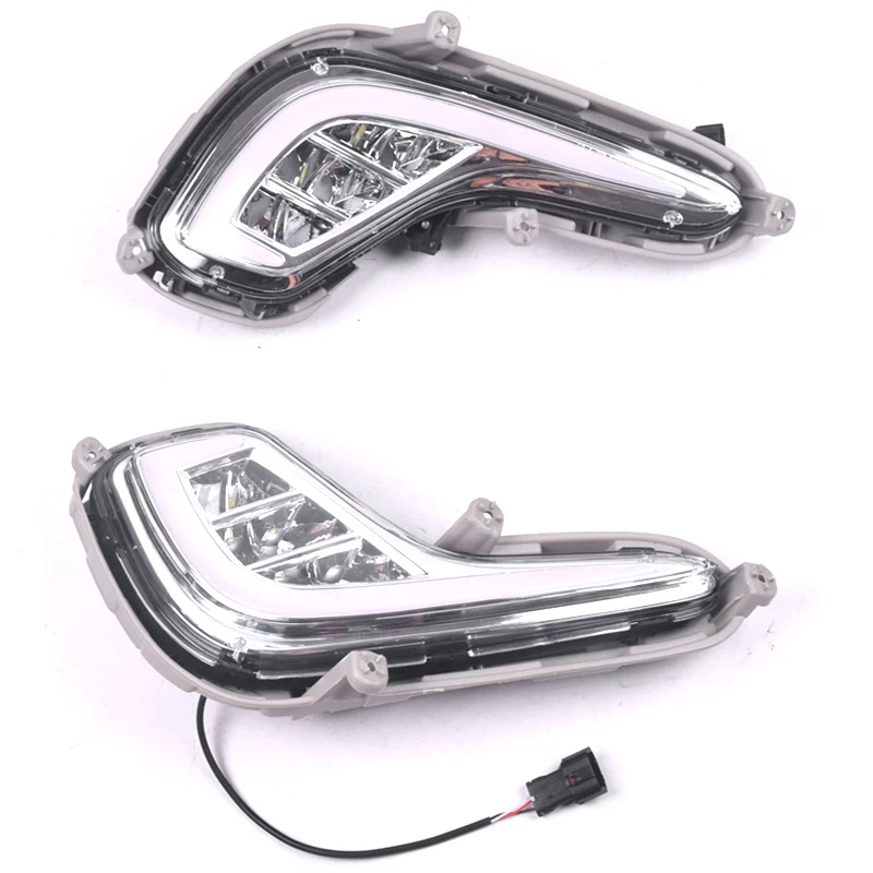 LED DRL Daytime Running Light Fog Lamp 12V Car Lights for Hyundai Accent Solaris 2012-2015 | Автомобили и мотоциклы