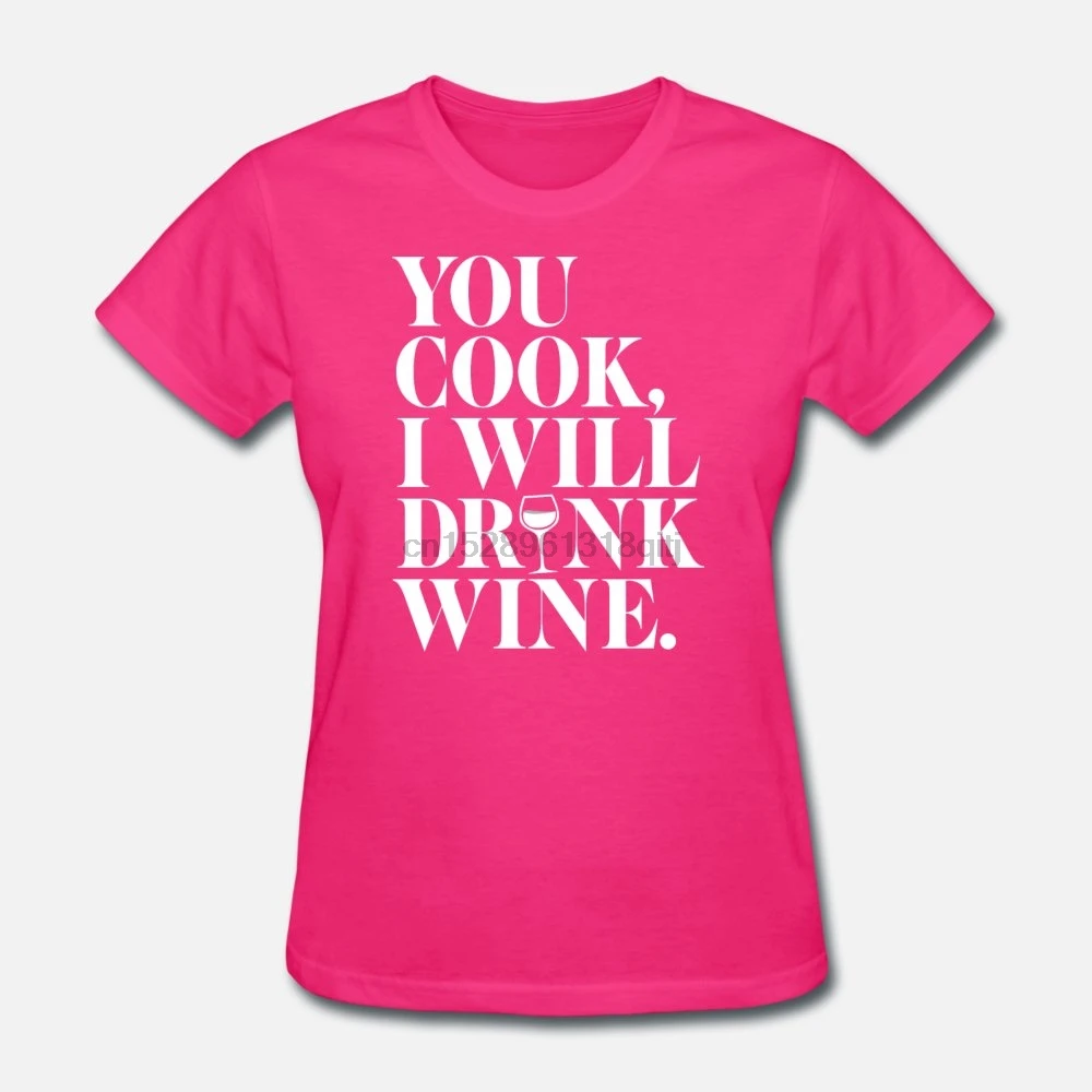 Мужская футболка You cook I drink женские футболки|Мужские футболки| |