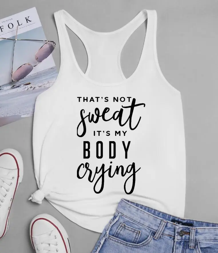 Жилет который не потеет это мой плач майки милая одежда для тренировок в