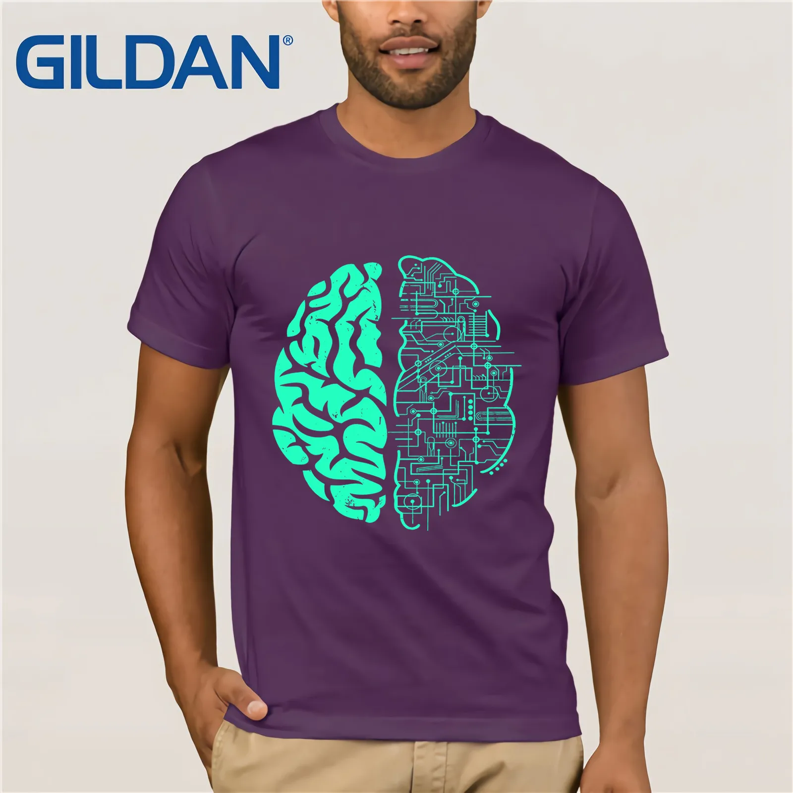 Футболка с абстрактным принтом анатомии человека мозговые нейроны летняя