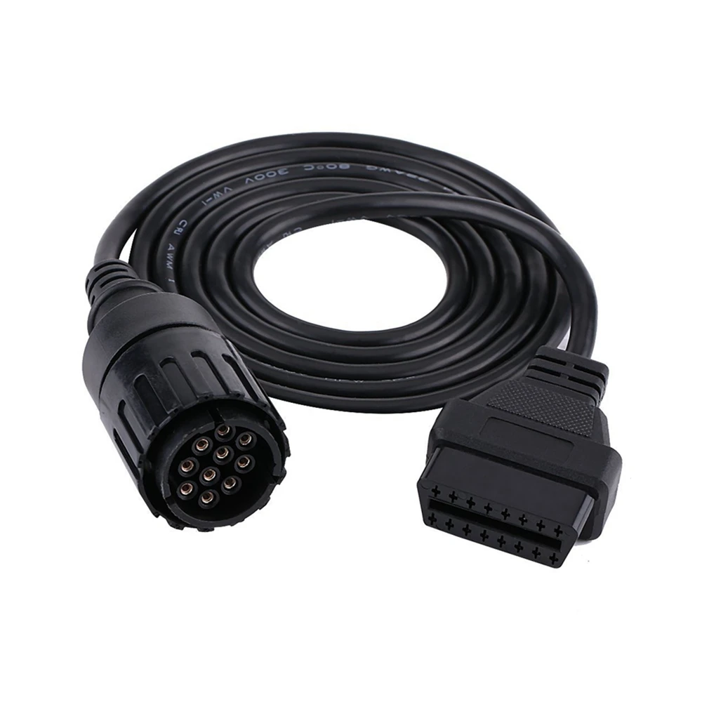 Удлинительный кабель OBD 10Pin для мотоциклов OBD2 16Pin BMW ICOM D 10-контактный адаптер