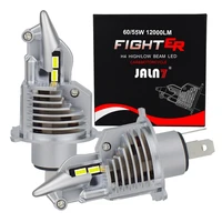 jaln7 h4 9003 led headlight bulb hs1 hb2 dc 12v 24v 6055w fighter h4 led bulb for car motorcycle headlight csp chip 6500k 3000k