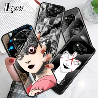 japan horror comics for xiaomi poco f3 f2 x3 nfc x2 m2 pro tempered glass hot new shell luxury cover phone case