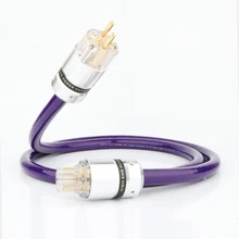 D5168 8N OCC AC power cable Gold plated European standard Power Connector EU Schuko Power Cord HIFI