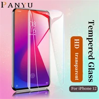 3pcs tempered film screen protective glass for iphone x xr xs max 11 12 pro max se 2020 7 8 6 6s plus mini full tempered glass