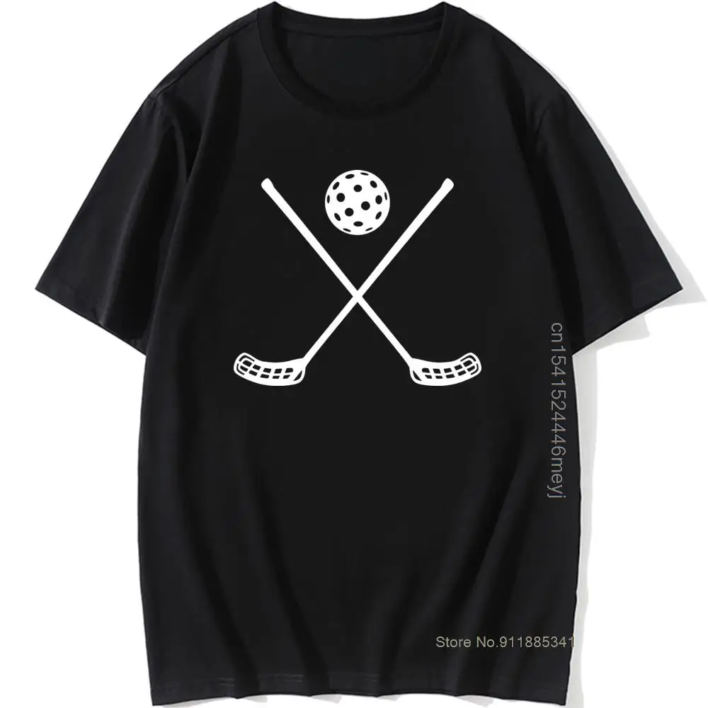 

Custom Play Floorball Gift Birthday T-shirt for Men Famous Humorous Tops Tees Homme T-shirts Classical Pattern