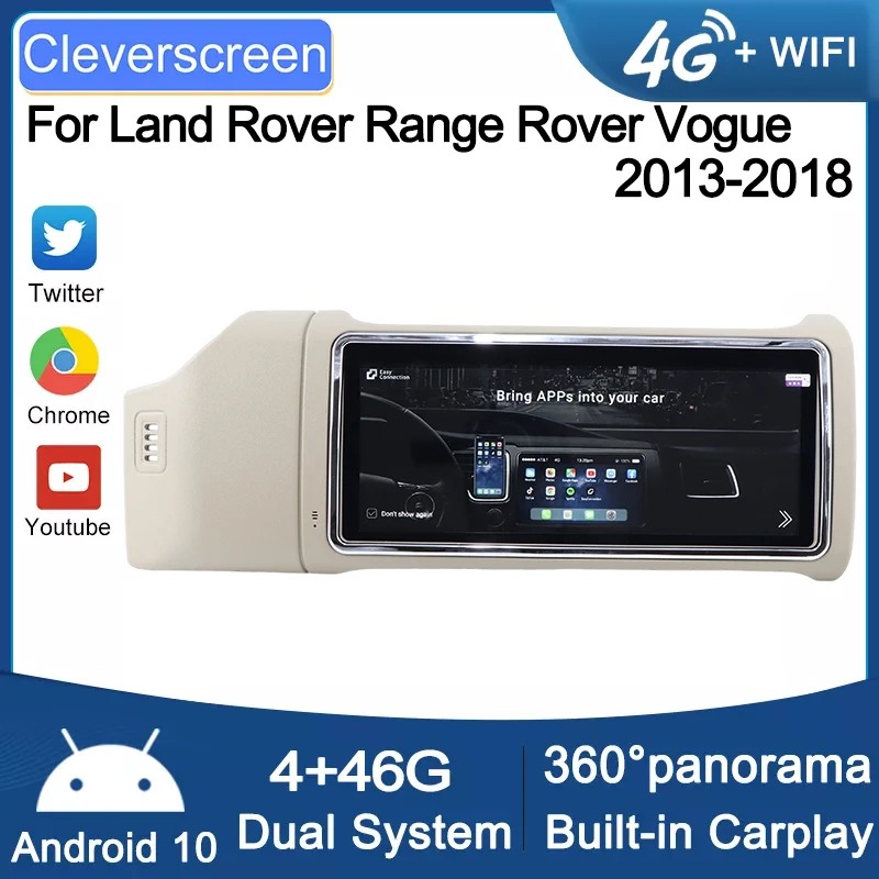 

Автомагнитола для Land Rover Range Rover Vogue 2012-2018, мультимедийный плеер с ЖК-дисплеем, климатическим сенсорным экраном, 64 ГБ, Android 10, Автомобильный GPS ...