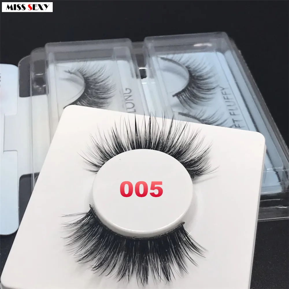 8 пар Misssexy lash 3d норковые ресницы натуральные накладные длинные для макияжа