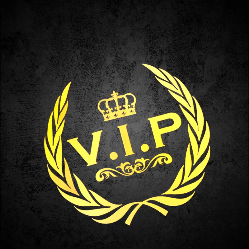 Наклейки для украшения интерьера автомобиля внешнего вида Three Ratels vip crown