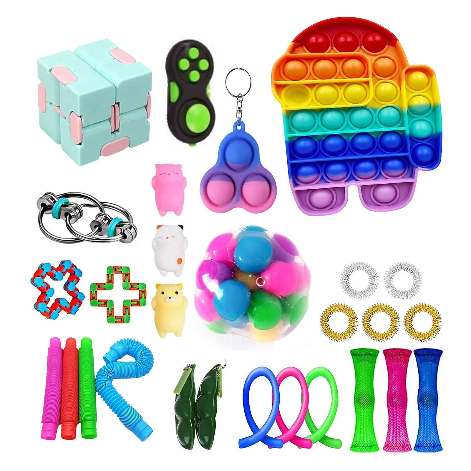 Антистрессовые Игрушки Pop антистрессовый набор снятие стресса игрушки для