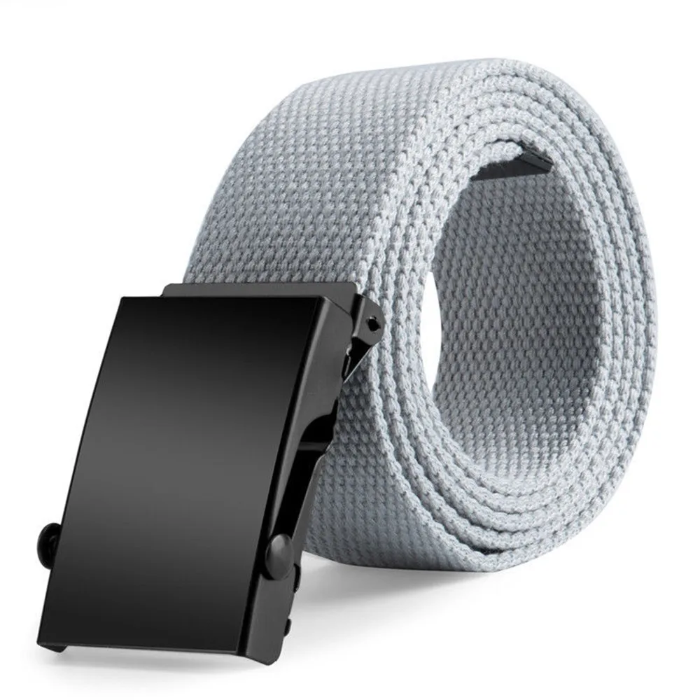 

2021 5 Colors 110x3.8cm Canvas Military Web Belt Metal Roller Buckle Mens Womens Causal Cloth Decor Jeans Accessories