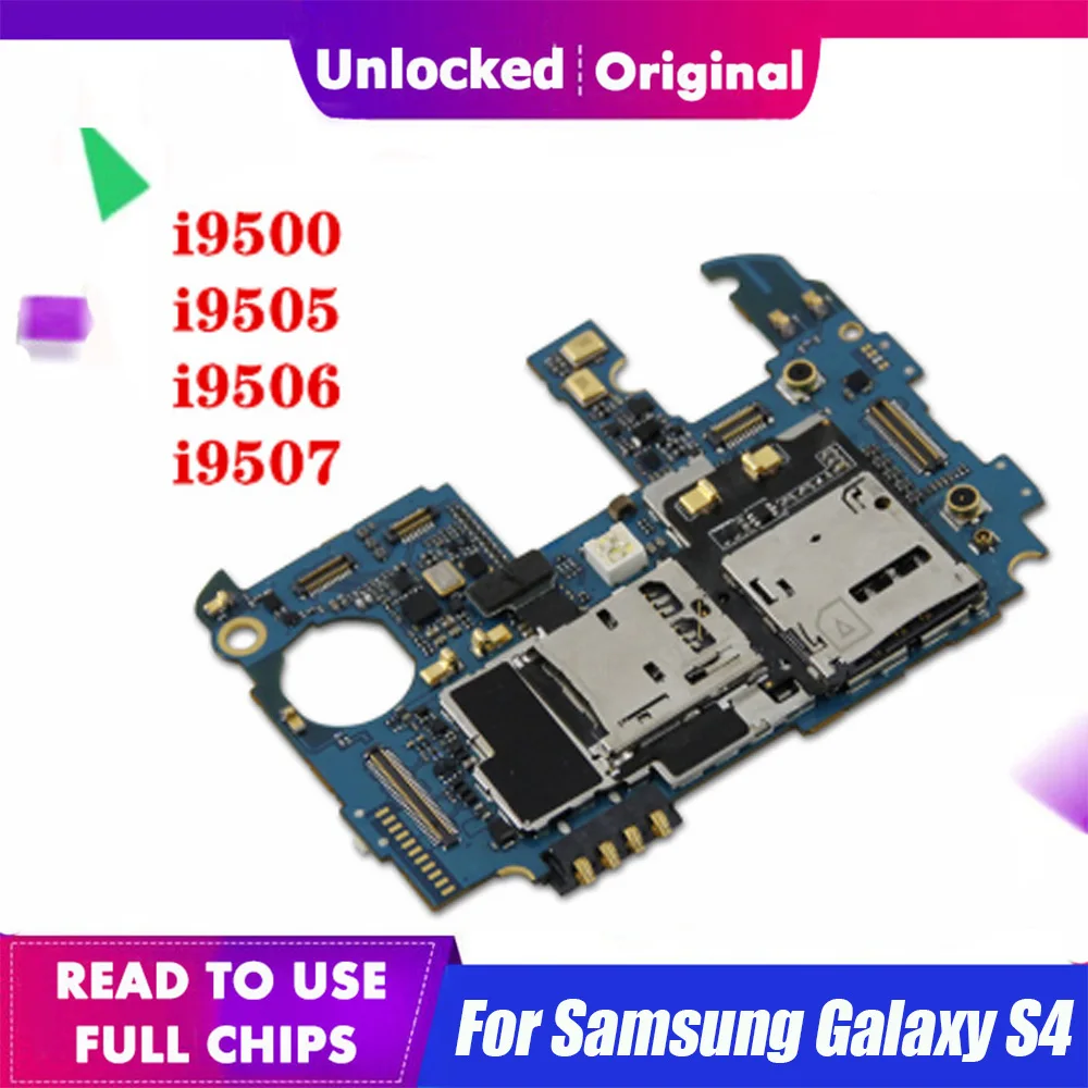 Материнская плата для Samsung Galaxy S4 I9505 I9506 I9500 I9507 оригинальная чистая сменная