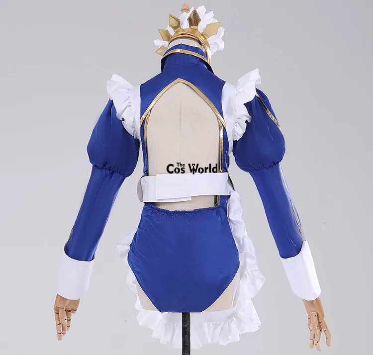 FGO Fate Grand Order Arturia Pendragon Lancer горничная платье униформа наряд Аниме косплей костюмы |