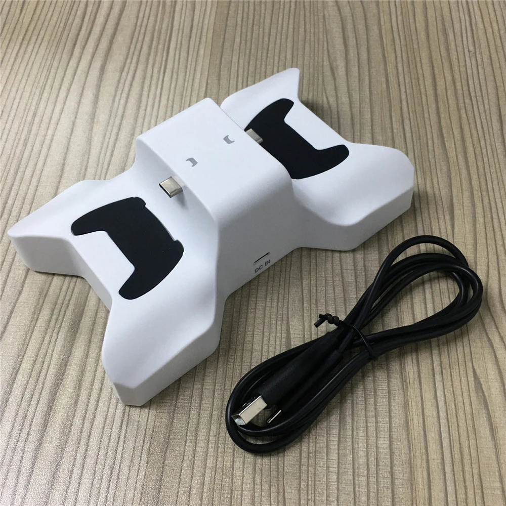 

Game Controller Dual Charger Holder Anti-slip Wireless Charging Dock Power Cradle for PS5 Gamepad Joystick Accessories