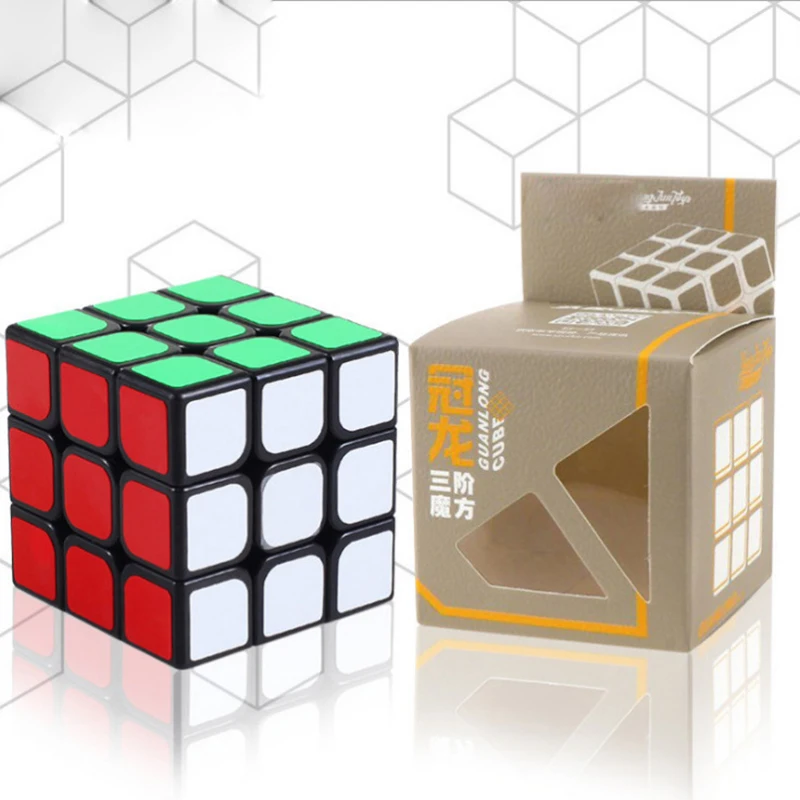 Кубик Рубика 3x3x3 шесть цветов Professional Magic neo Cube Speed Puzzle Кубики игрушки для детей