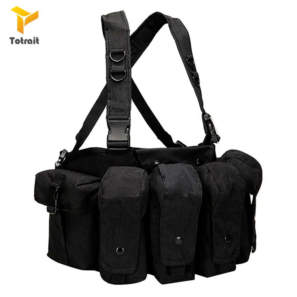 

Tactical CQC AK Chest Rig Molle Vest Combat Military Army Equipment AK 47 Magazine Pouch Outdoor Airsoft Paintball Hunting Vest