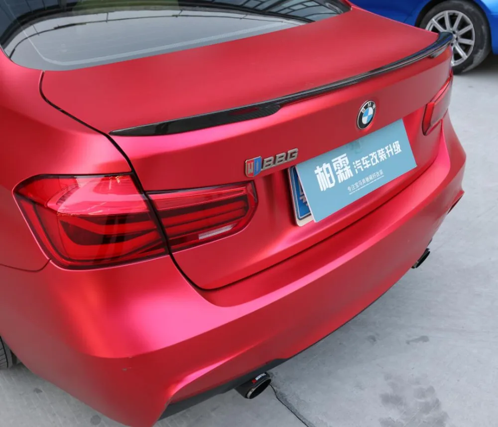 Автомобильные задние крылья из углеродного волокна для багажника mercedes 12-18 BMW 3