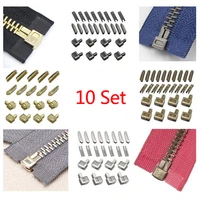 0 piece alloy repair zipper plug opening zipper diy sewing zipper accessories clothes zipper plug repair accessories