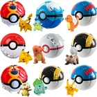 Оригинальные покебол, Покемон, мячи, Аниме фигурки, экшн-фигурки, Пикачу, коллекционная игра, модель, кукла, игрушки, собирать мальчика, дети, подарок на день рождения