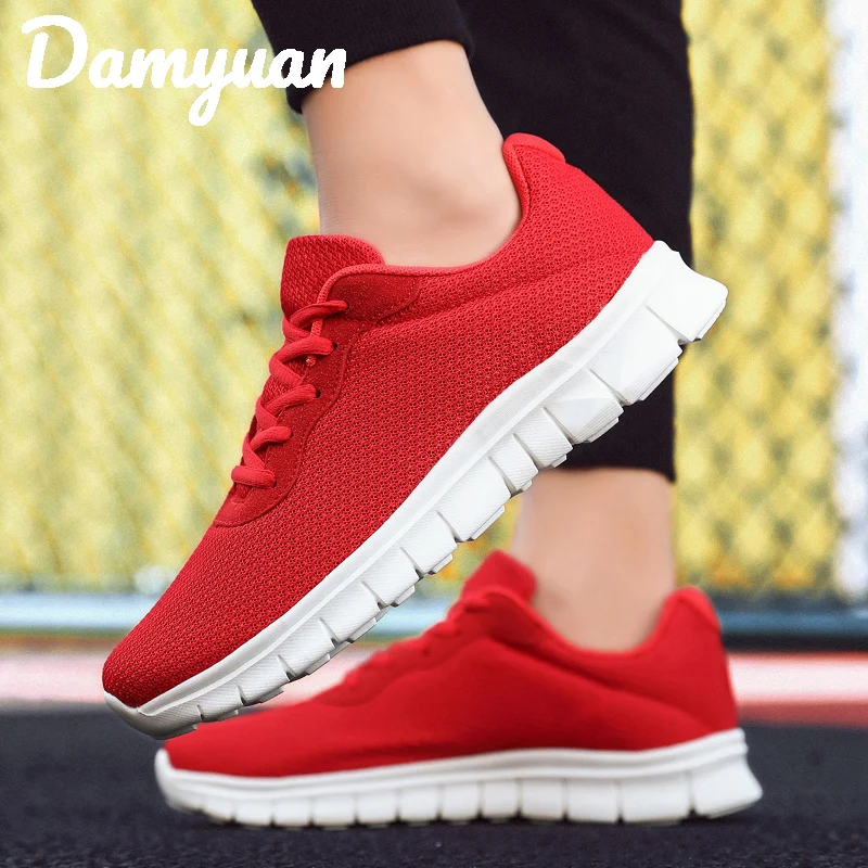 Damyuan 2019 Fashion comfort of new lightweight couples in winter Sneakers Breathable soft skid-proof running shoes Big Size 47 | Спорт и