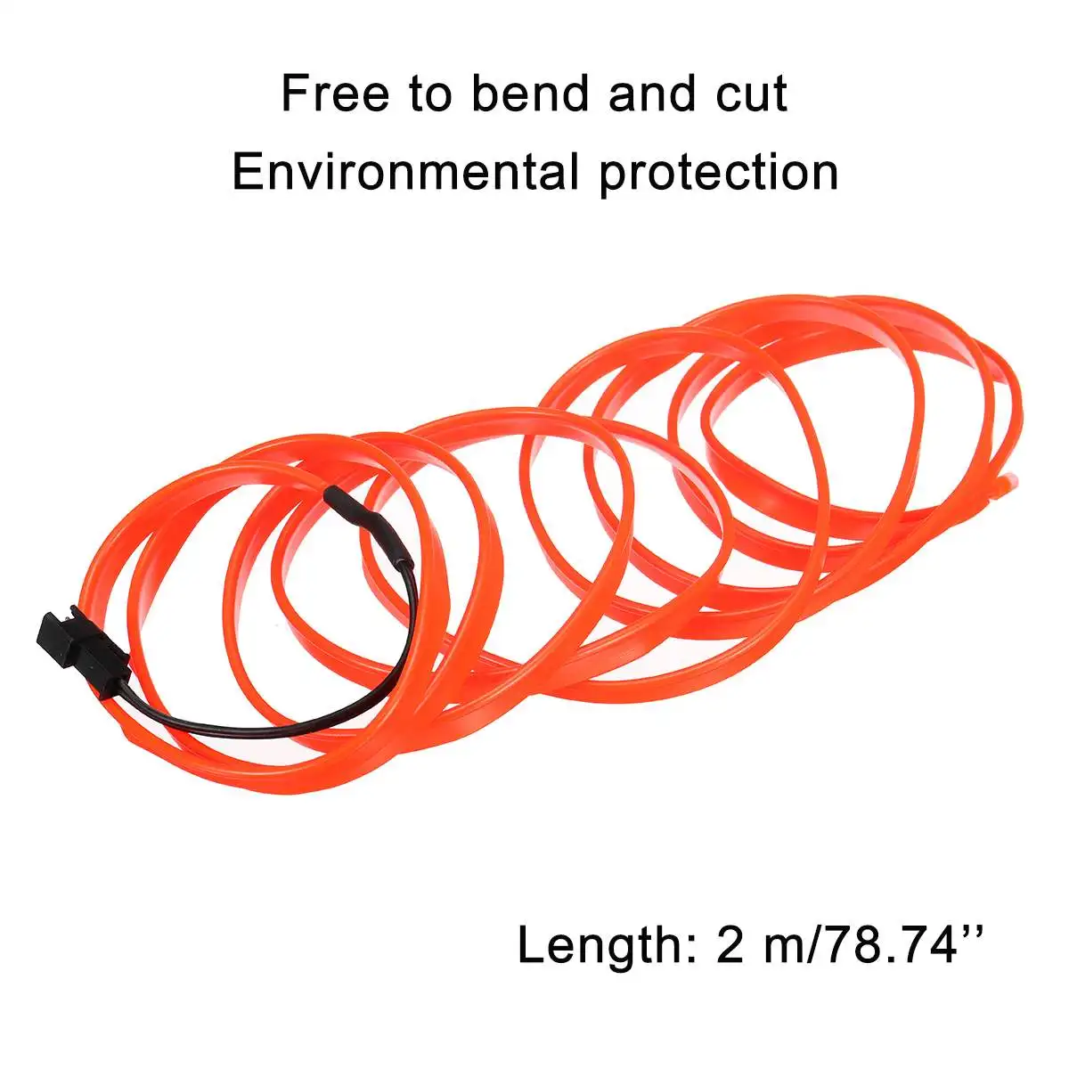 

2M Red LED Auto Car Interior Garland Decor Atmosphere Wire Strip Light Lamp 12V Lighting Strips Auto LED Strip Wire Accessories