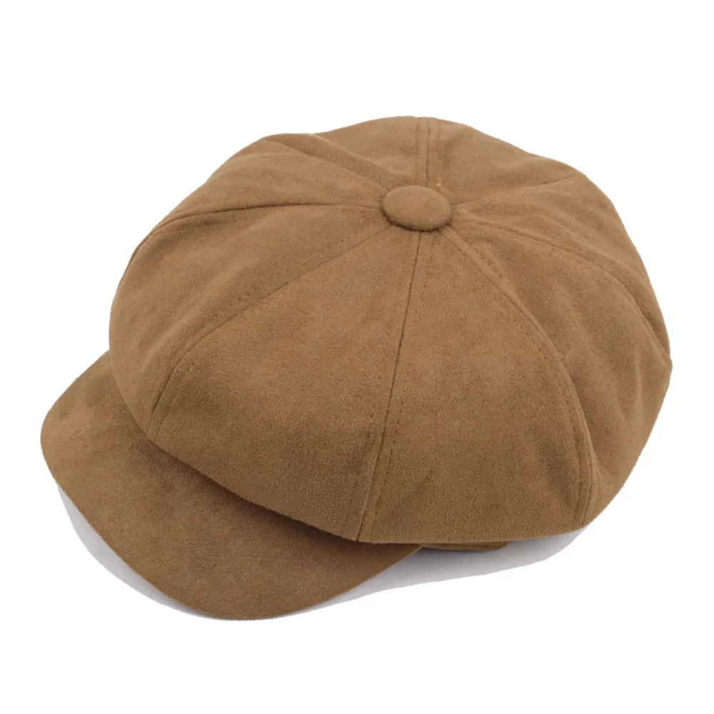Модный повседневный женский берет шапка в британском стиле шерстяная фетровая