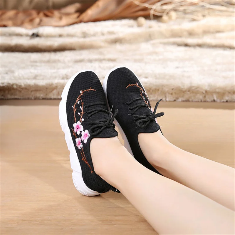 Tenis Mujer 2021 Tennis Shoes for Woman New Breathable Mesh Sneakers Female Platform Chaussure Femme Deportivas Jogging Trainers