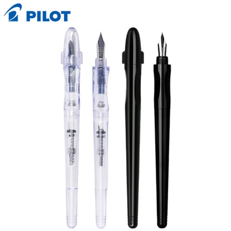 

Pilot Fountain Pen Students Affordable Good manship Ergo Grip Extra Fine NibClear/Black Body FP 60R
