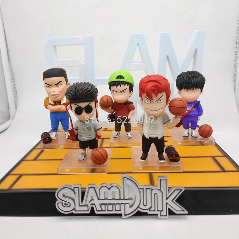 5 шт./компл. фигурка аниме SLAM DUNK сакураги ханамичи кэд рукава Акаги Такенори ПВХ