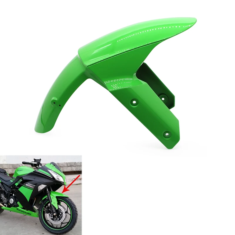 

Z800 Z1000 Front Fender Motorcycle For Kawasaki z800 Z1000 ZX10R ZX6R Mudguard Splash Guard Tire wheel Protector Cover Green