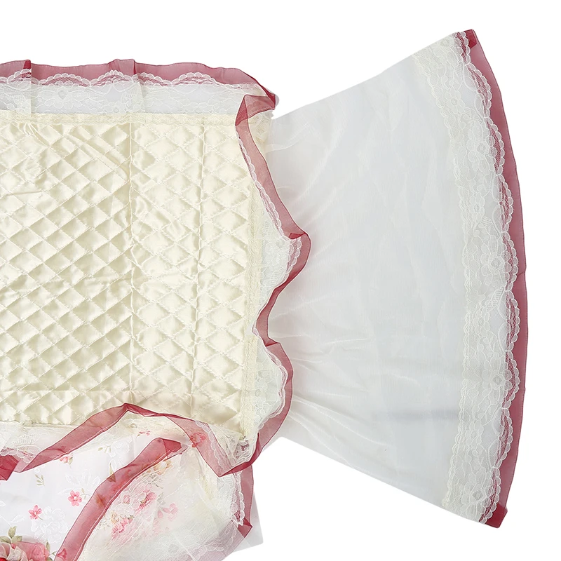 

Microwave Oven Cover Polyester Microwave Oven Dust Cover Towel Rural Lace Style Household Kitchen Appliance Dust Cover