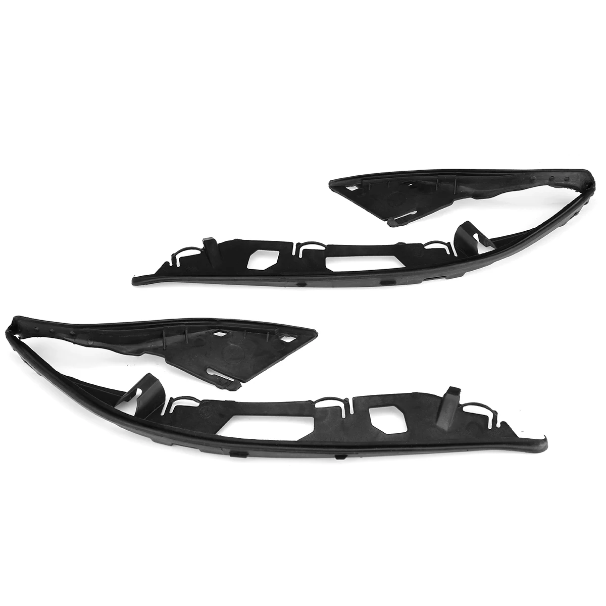 

Black 2pcs Car Upper Headlight Cover Strips For BMW E60 525xi 528i 530i 535i 2004-2010 Headlight Sealing Gasket 63126934511
