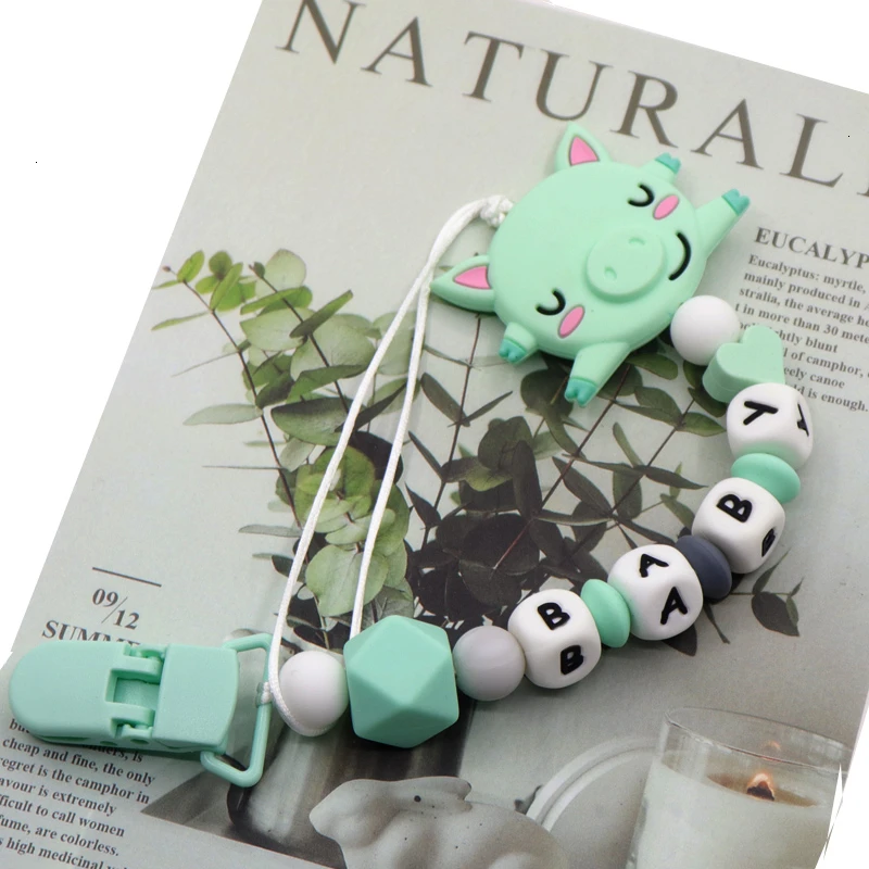 Детские силиконовые жевательные игрушки для медсестер коала ожерелье
