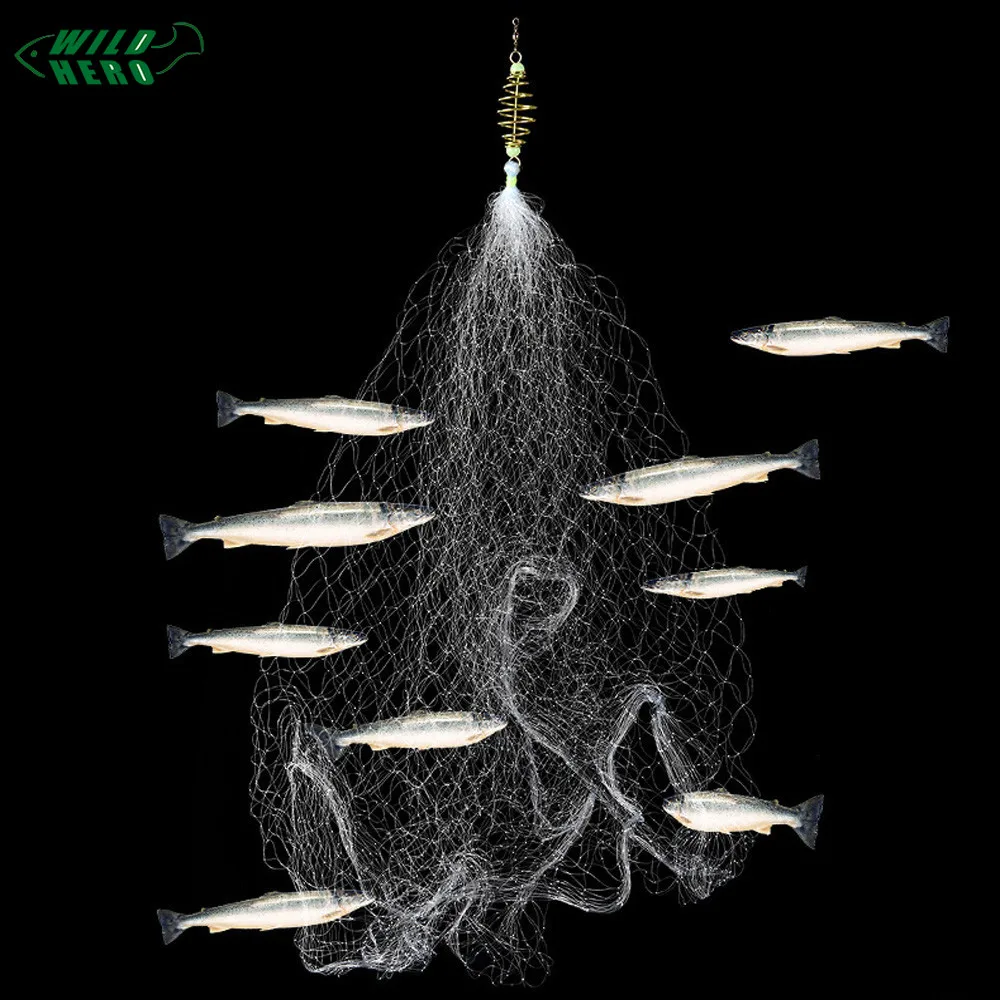 Wildhero рыболовная сеть ловушка сетка для искусственной рыбалки Весенняя с