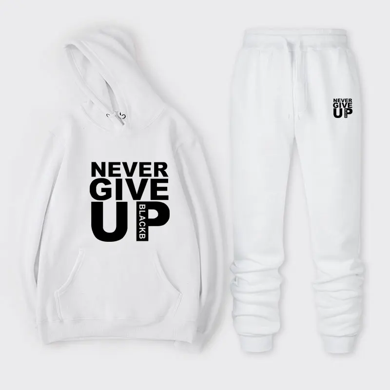 Новинка 2019 зимние хлопковые Толстовки + спортивные штаны Женский комплект 2 шт.