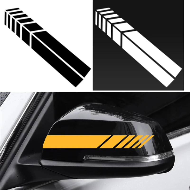 Зеркальные наклейки заднего вида 2 шт. Стайлинг автомобиля для Citroen C Quatre Triomphe Picasso