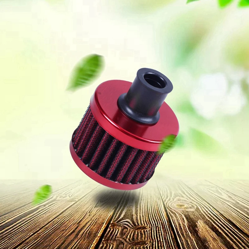 12 мм масляный картер двигателя клапан Сапун воздух фильтр фуксия|Воздушные