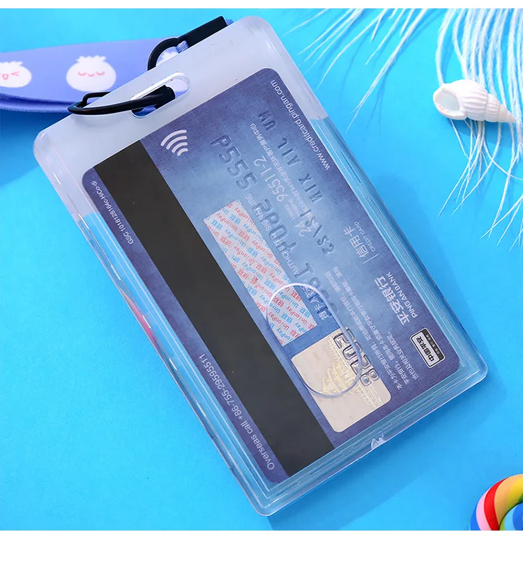 Новые милые зыбучие пески фрукты животные ремешок кредитная карта ID держатель