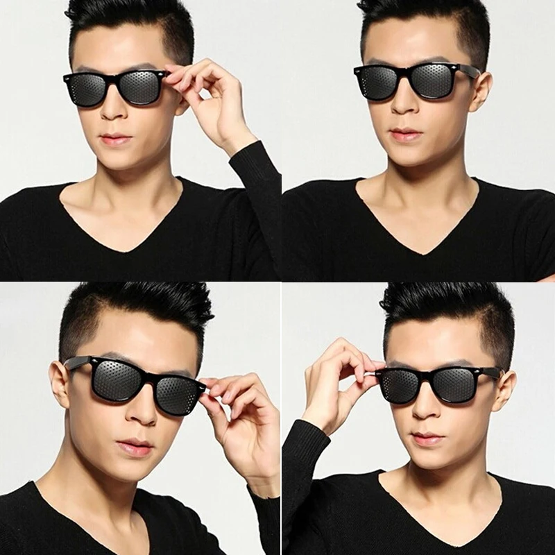 Солнцезащитные очки Pinhole для мужчин и женщин коррекции близорукости с