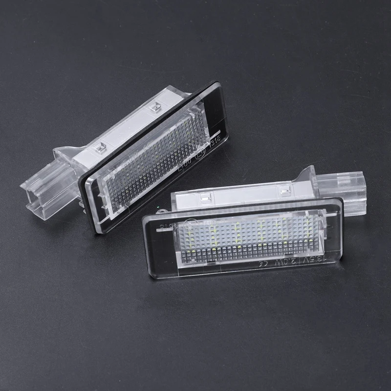 Автомобильные светодиодные лампы для номерного знака Renault Espace Mk4 Scenic Mk2 Laguna 2 Dacia