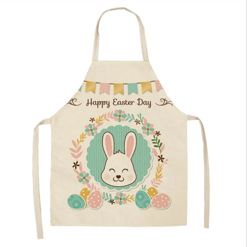 1 шт. изысканный цветок кролик растение льняные фартуки хлопковые скандинавские