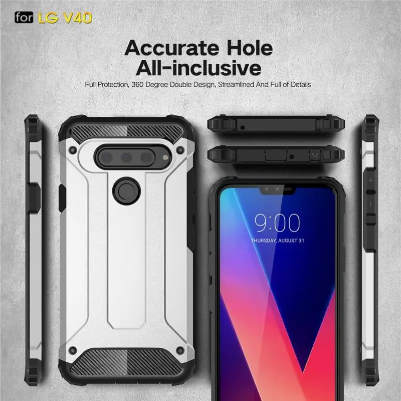 Прочный двухслойный защитный чехол UPaitou для LG V50 V40 G8 G7 ThinQ Plus G6 Pro сверхпрочный |