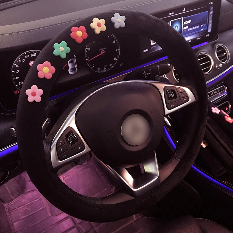 С принтом в виде цветов и авто подушка на шею для автомобиля Безопасность