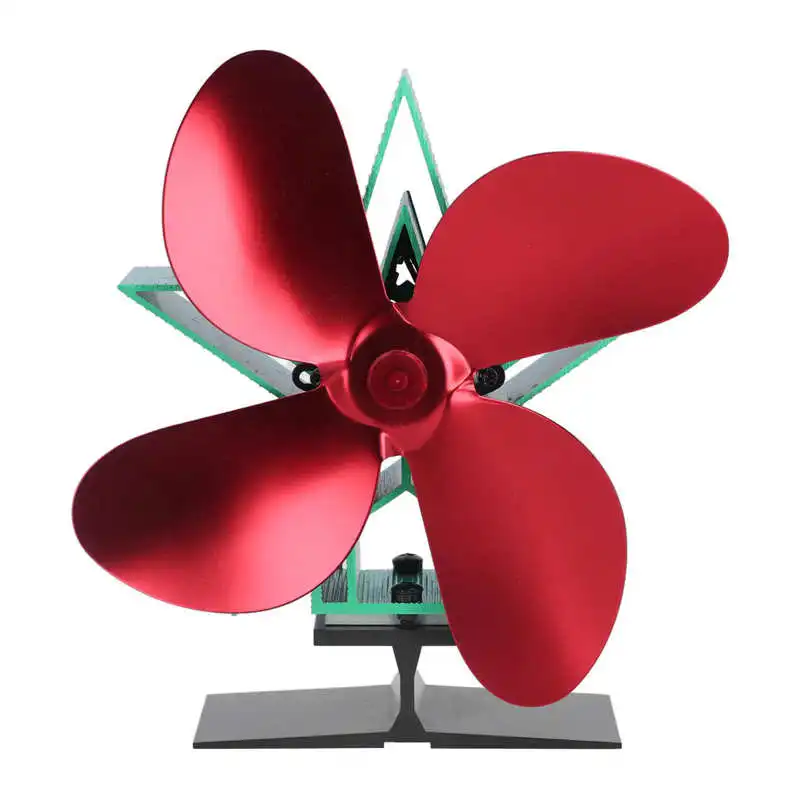 

Вентилятор для камина 4 лезвия, печь для сжигания дерева, бесшумная, с питанием от тепла, подходит для дома вентилятор для печи, работающий от...