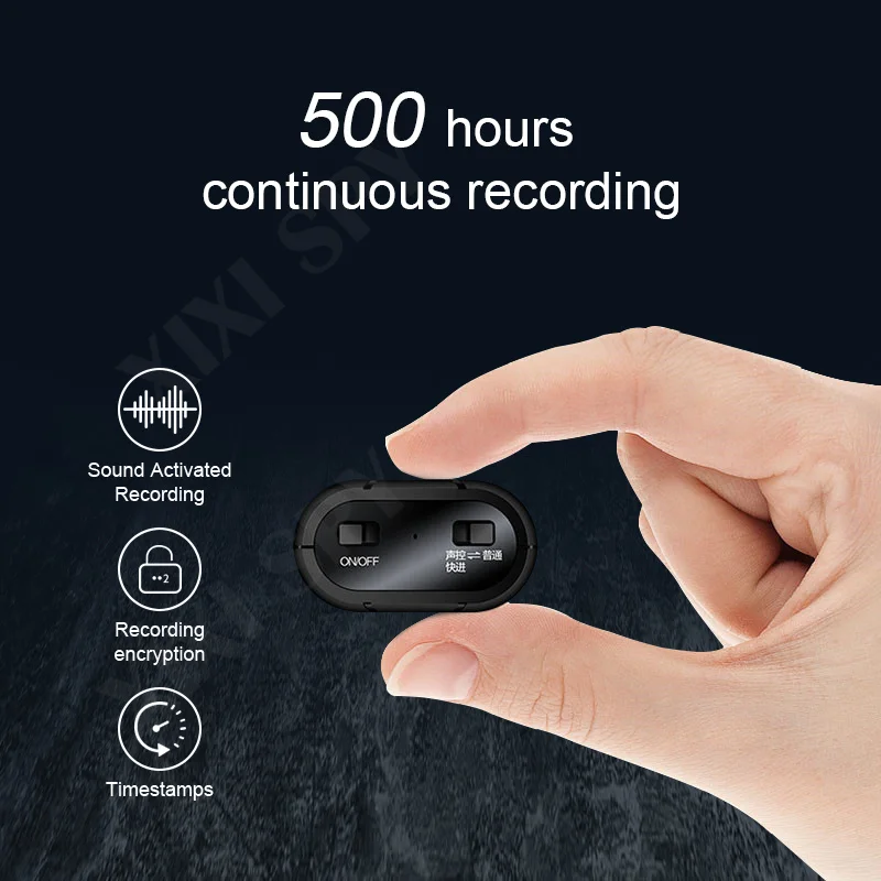

SPY 500hours Voice recorder Dictaphone pen audio sound mini activated digital professional micro flash drive